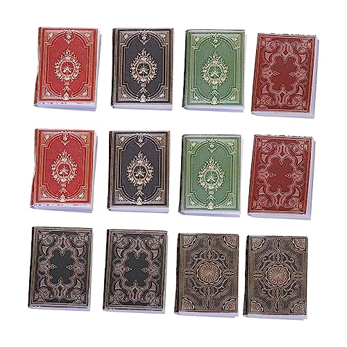 Alasum 12 Miniatur-Retro-bücher Puppenhauszubehör Im Maßstab 112 Ideal Für Dekorative Requisiten Alasum 12 Miniatur-Retro-bücher Puppenhauszubehör Im Maßstab 112 Ideal Für Dekorative Requisiten von Alasum