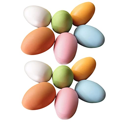 Alasum Ostereier Aus Kunststoff 12 Stück Verschiedene Deko-eier Für Ostern Dekoration Für Jungen Und Mädchen Basteln Zufällige Farbe Alasum Ostereier Aus Kunststoff 12 Stück Verschiedene Deko-eier Für Ostern Dekoration Für Jungen Und Mädchen Basteln Zufällige Farbe von Alasum