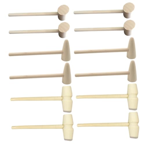 Alasum 15Stücke Teiliges Mini Holzhammer für Langlebige Holzschläger Kreative Spielzeuge für DIY Projekte Sicher und Leicht für Bastelarbeiten und Kuchen Alasum 15Stücke Teiliges Mini Holzhammer für Langlebige Holzschläger Kreative Spielzeuge für DIY Projekte Sicher und Leicht für Bastelarbeiten und Kuchen von Alasum