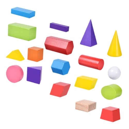 Alasum 18 STK Geometrische Holzblöcke Holzklötze Für Kleinkinder Bauen Blöcke Für Kleinkinder Bausteine Blöcke Für Stapelbare Blöcke Kleinkindblöcke Plastik Alasum 18 STK Geometrische Holzblöcke Holzklötze Für Kleinkinder Bauen Blöcke Für Kleinkinder Bausteine Blöcke Für Stapelbare Blöcke Kleinkindblöcke Plastik von Alasum