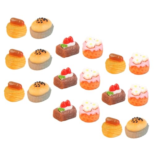 Alasum 18stücke Teiliges Miniatur-Desserts Realistische Fake Kuchen Modelle Für Puppenhaus-Dekoration Mini Küche Und Sammlungen Spielzeug-Requisiten Für Fantasievolles Spielen Alasum 18stücke Teiliges Miniatur-Desserts Realistische Fake Kuchen Modelle Für Puppenhaus-Dekoration Mini Küche Und Sammlungen Spielzeug-Requisiten Für Fantasievolles Spielen von Alasum