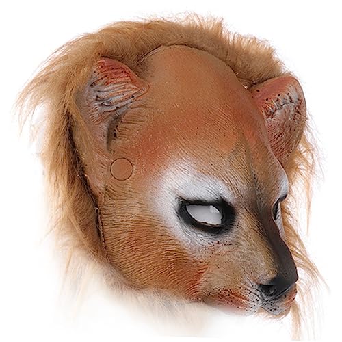 Alasum Leoparden-halbkostüm Für Halloween Halb Gruseliges Tier Pelzig Für Cosplay-party-zubehör von Alasum