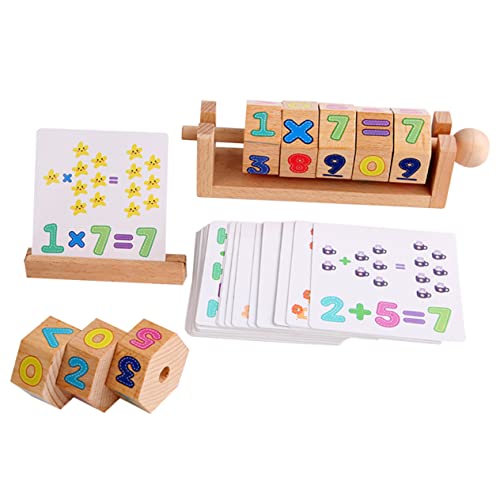 Alasum 1Satz Holz Puzzle Numerische Blockspielzeuge Für Lustiges Lernspielzeug Motorik Und Zahlenverständnis Für Kleinkinder von Alasum