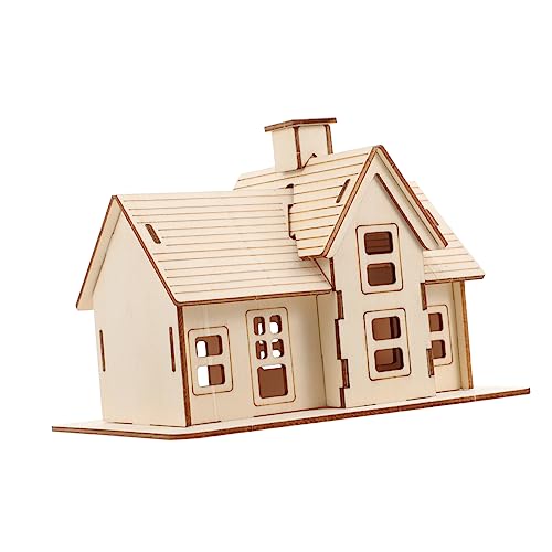Alasum 1Satz Holzhaus Puzzle DIY Bausatz für Kreatives Montage Modell mit Glatter Oberfläche für zu Weihnachten und Geburtstagsfeiern Deko im Wohn Alasum 1Satz Holzhaus Puzzle DIY Bausatz für Kreatives Montage Modell mit Glatter Oberfläche für zu Weihnachten und Geburtstagsfeiern Deko im Wohn von Alasum