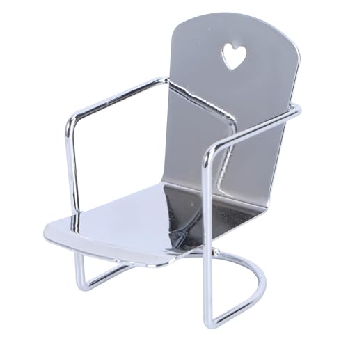 Alasum Mini-eisenstuhl-Modell – Wohnaccessoire- Realistisches Mini-möbelset Ideal Für Puppenhausszenen Und Kreative Dekoration von Alasum