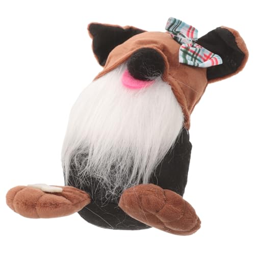 Alasum 1Stück Graue Plüsch Hundepuppe Süßes Für Geschenkpuppe Zur Geburt Für Festivals Hochwertige Kinderpuppe Dekorativ Und Kuschelig von Alasum
