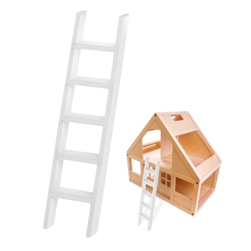 Alasum 1Stück Holzleiter für Puppenhaus Dekorative Mini aus Holz Weiß für DIY Modelle und Zubehör für Puppenhaus Fans und Kreative Bastelprojekte Alasum 1Stück Holzleiter für Puppenhaus Dekorative Mini aus Holz Weiß für DIY Modelle und Zubehör für Puppenhaus Fans und Kreative Bastelprojekte von Alasum