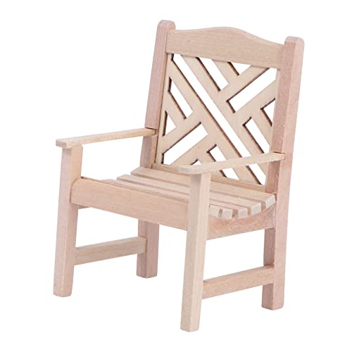 Alasum Miniatur-stuhlmodell - Mini- -Accessoire Aus Holz Für Wohndekoration Schreibtisch von Alasum