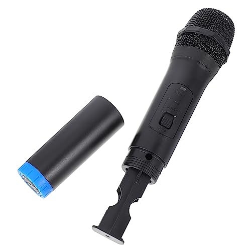 Alasum 1stk Simulationsmikrofon Mikrofon Vorgeben Gefälscht Mikrofone Lernspielzeug Für Bühne Rollenspielspielzeug Für Funkmikrofon Karaoke Plastik Black von Alasum