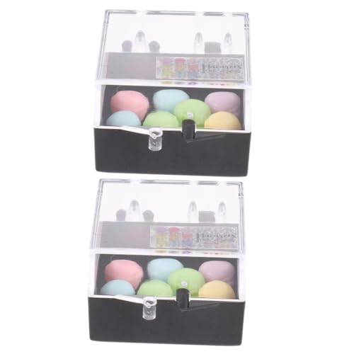 Alasum 2er-Pack Miniatur-Macaron-puppenhaus-Dekorationen Simuliertes Dessert-Modell Für Mädchen-Spielzeug Mini-zubehör-Set Für Gefälschte Dessertkuchen Alasum 2er-Pack Miniatur-Macaron-puppenhaus-Dekorationen Simuliertes Dessert-Modell Für Mädchen-Spielzeug Mini-zubehör-Set Für Gefälschte Dessertkuchen von Alasum