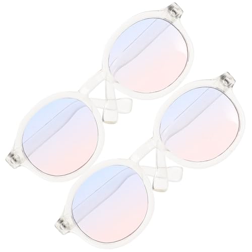 Alasum Puppenbrille 2 Paar Mini-Brille Zubehör Ovale Retro- Für Damen Gläser Trendig Polarisiert Ästhetische Sonnenbrillen Damen Lustige Sonnenbrillen Für Frauen Plastik Alasum Puppenbrille 2 Paar Mini-Brille Zubehör Ovale Retro- Für Damen Gläser Trendig Polarisiert Ästhetische Sonnenbrillen Damen Lustige Sonnenbrillen Für Frauen Plastik von Alasum