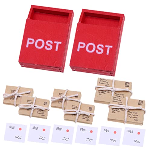 Alasum Puppenhaus-mini-briefkasten-Set Miniatur-Pakete- Mini-briefkasten-Figur Handgefertigtes Miniatur-Pakete-Spielzeug Für Jungen Und Mädchen Alasum Puppenhaus-mini-briefkasten-Set Miniatur-Pakete- Mini-briefkasten-Figur Handgefertigtes Miniatur-Pakete-Spielzeug Für Jungen Und Mädchen von Alasum