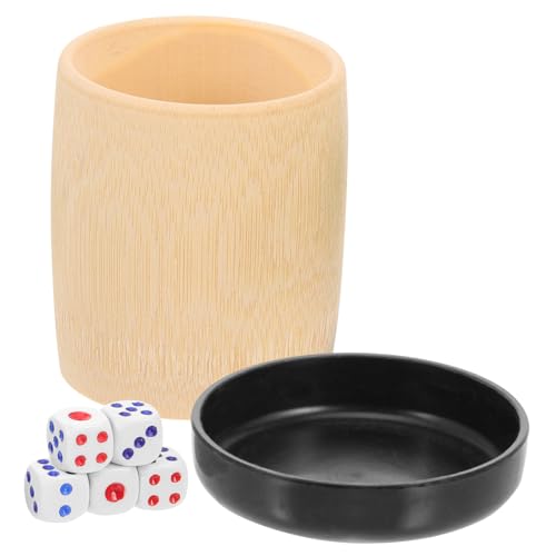 Alasum Spielwürfelbecher Mit Deckel 2 Stück Natürliche Würfel-schüttelbecher Für Ktv-Party-tischspiel-Requisiten von Alasum