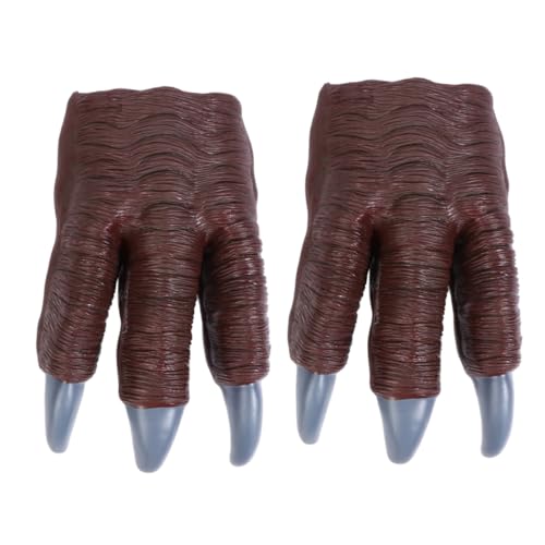 Alasum 2-teilige Dinosaurier-pfotenhandschuhe Für Jungen Und Mädchen Rollenspielspielzeug Realistische Dino-Krallen Für Partys von Alasum