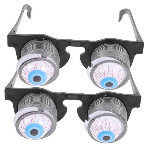 Alasum 2 Stück Frühlingsbrille Lustige Brillen Streichbrille Mit Augen Scherzbrille Brille Aus Gruselige Augapfelbrille Gruselige Brille Gläser Lustige Frühlingsaugapfelbrille Plastik Alasum 2 Stück Frühlingsbrille Lustige Brillen Streichbrille Mit Augen Scherzbrille Brille Aus Gruselige Augapfelbrille Gruselige Brille Gläser Lustige Frühlingsaugapfelbrille Plastik von Alasum