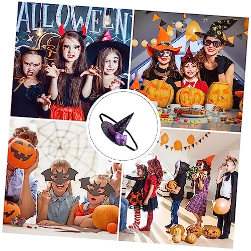 Alasum 2 Stück Halloween Haarreif Hexenhut Stirnband mit Pailletten Schleife Komfortabel Langlebig für Karneval Cosplay Mottoparty Mädchen Jungen Zubehör Alasum 2 Stück Halloween Haarreif Hexenhut Stirnband mit Pailletten Schleife Komfortabel Langlebig für Karneval Cosplay Mottoparty Mädchen Jungen Zubehör von Alasum