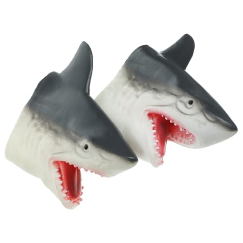 Alasum 2 Stück Handpuppen Hai Kreatives Lernspielzeug Für Jungen Mädchen Puppet Weich Für Rollenspiel Und Entwicklung Manueller Geschicklichkeit Für Geburtstage von Alasum
