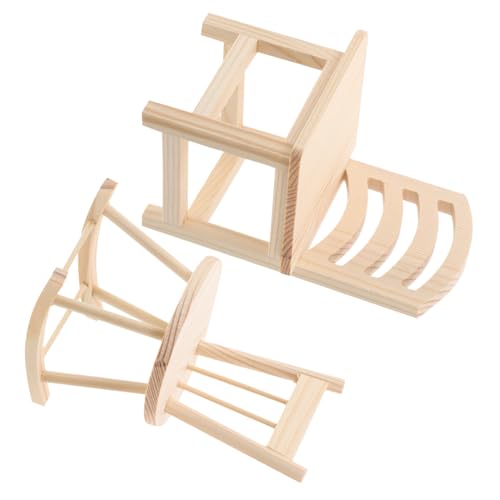 Alasum 2 Stück Kleiner Schaukelstuhl Aus Holz, DIY-kit Für Kinder, Mini-Stuhl Für Puppenhaus-Dekoration, Kinder-holzmöbel Für Kreativität Und Geduld Alasum 2 Stück Kleiner Schaukelstuhl Aus Holz, DIY-kit Für Kinder, Mini-Stuhl Für Puppenhaus-Dekoration, Kinder-holzmöbel Für Kreativität Und Geduld von Alasum
