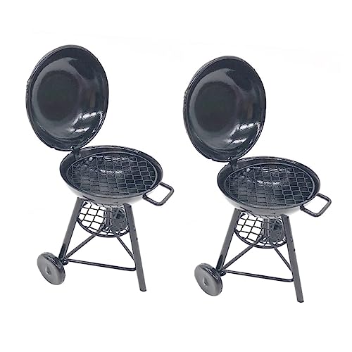 Alasum 2 Stück Mini-Grill für kinderspielzeug Dollhouse Furniture Mini Grill weichnachts Kid Toys Puppenhausgrill Puppenhausofen Mini-Ofen Eisen Black Alasum 2 Stück Mini-Grill für kinderspielzeug Dollhouse Furniture Mini Grill weichnachts Kid Toys Puppenhausgrill Puppenhausofen Mini-Ofen Eisen Black von Alasum
