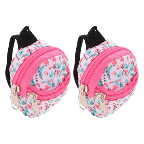 Alasum Mini-puppenrucksack-Set Puppen-Schultasche Mit Reißverschluss Gepäck in Puppengröße Für Reisen Ankleidespielzeugtasche Vielseitig Einsetzbar Für Die Schule Zu Hause von Alasum