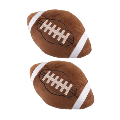 Alasum 2 Stück Plüsch-fußballkissen, Einzigartige Rugby-Ball-Form, Weiches Und Gemütliches Dekokissen Für Fußball-enthusiasten, Als Sofa- Und Nachttischdekoration Alasum 2 Stück Plüsch-fußballkissen, Einzigartige Rugby-Ball-Form, Weiches Und Gemütliches Dekokissen Für Fußball-enthusiasten, Als Sofa- Und Nachttischdekoration von Alasum