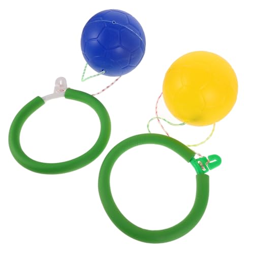 Alasum 2 Stück Rotierender Sprungball mit Fußring für Erwachsene Fördert Einbein Springen Outdoor Sportspielzeug Spaßig und Herausfordernd Gelb und Blau Alasum 2 Stück Rotierender Sprungball mit Fußring für Erwachsene Fördert Einbein Springen Outdoor Sportspielzeug Spaßig und Herausfordernd Gelb und Blau von Alasum