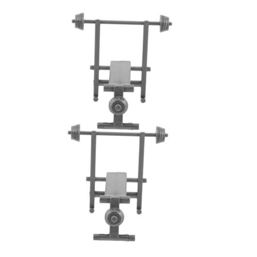 Alasum 2 Stück Teiliges Miniatur Fitnessgeräte für Puppenhaus Realistische Mini Gym Ausstattung mit Hantel und Gewichtsbank Detailgetreu für DIY Mikro Szene Dekoration für Indoor Alasum 2 Stück Teiliges Miniatur Fitnessgeräte für Puppenhaus Realistische Mini Gym Ausstattung mit Hantel und Gewichtsbank Detailgetreu für DIY Mikro Szene Dekoration für Indoor von Alasum