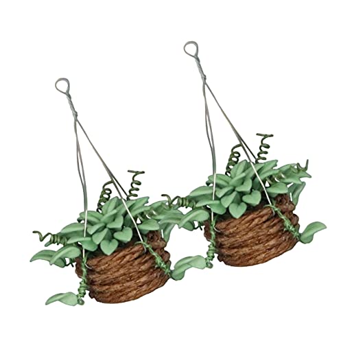 Alasum 2 Stücke Puppenhaus Topfpflanze Zimmerpflanze Mini-Bonsai-Topf Mini-Blumentopf hängende Blumentöpfe kunstpflanze kunstplflanze simulierter Mini-Bonsai Mini-Bonsai-Modell Harz Green Alasum 2 Stücke Puppenhaus Topfpflanze Zimmerpflanze Mini-Bonsai-Topf Mini-Blumentopf hängende Blumentöpfe kunstpflanze kunstplflanze simulierter Mini-Bonsai Mini-Bonsai-Modell Harz Green von Alasum