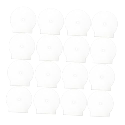 Alasum 20 Stück Hüllen Schutzhülle Jewel Case Disk Storage Case Runde Clam Shell Hülle Klare DVD Hüllen Runde DVD Hülle DVD Aufbewahrungshülle Jewel Case Für DVDs Leere DVD Hülle von Alasum