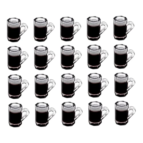 Alasum 20 Stück Mini-Bierkrug Miniaturbecher Für Puppen Puppenhaus-bierkrüge Mini-trinkbecher Kleines Hauszubehör Miniatur-bierbecher Puppenhausdekoration Mini-Ornamente Tassen Harz Alasum 20 Stück Mini-Bierkrug Miniaturbecher Für Puppen Puppenhaus-bierkrüge Mini-trinkbecher Kleines Hauszubehör Miniatur-bierbecher Puppenhausdekoration Mini-Ornamente Tassen Harz von Alasum
