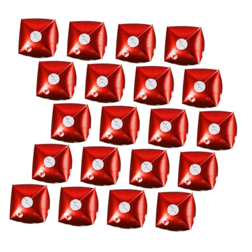 Alasum 20 Stück Quadratische Folienballons für Partys Kreative Würfel Dekorationen für Geburtstags und Festival Themen Leicht und Glänzend Alasum 20 Stück Quadratische Folienballons für Partys Kreative Würfel Dekorationen für Geburtstags und Festival Themen Leicht und Glänzend von Alasum