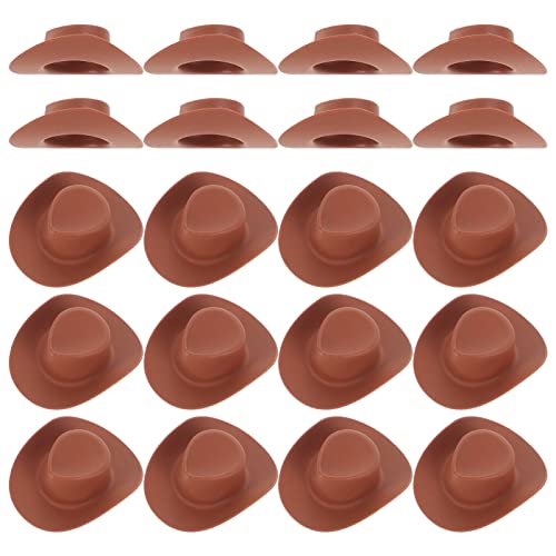 Alasum 20St Mini-Cowboyhut für kinderspielzeug Geburtstagsgeschenk Toys for Kleiner Hut Plastikhüte Plastikhut Miniatur-Puppenhüte Miniaturhut Brown Alasum 20St Mini-Cowboyhut für kinderspielzeug Geburtstagsgeschenk Toys for Kleiner Hut Plastikhüte Plastikhut Miniatur-Puppenhüte Miniaturhut Brown von Alasum