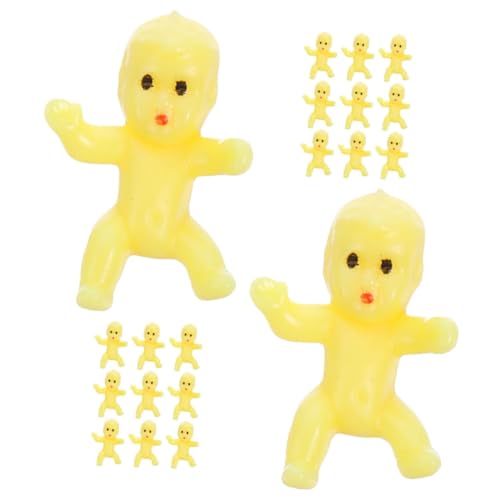Alasum 20 Stück Mini-Babys Aus Kunststoff Babyfiguren Für Die Babyparty Entzückende Neugeborenen-Party- -Dekoration von Alasum