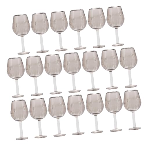 Alasum 20-teiliges Miniatur-kelchset Realistische Mini-weingläser Für Puppenhaus Miniatur-bar-Set Dekorative Mini-kelche von Alasum