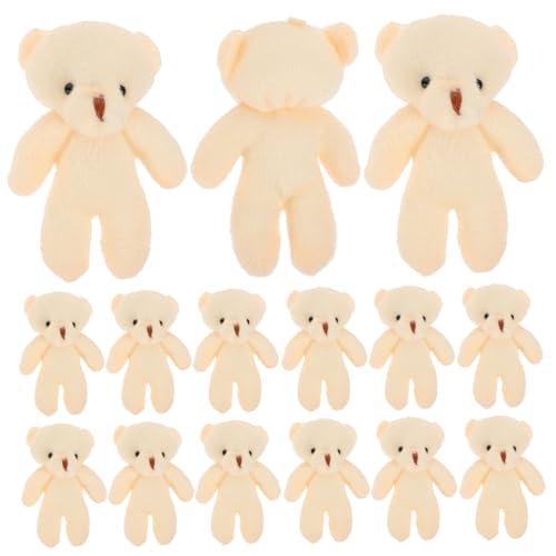Alasum 20 Stücke Mini Plüsch Bär Figuren Realistische Tier Handwerk Decor Tragbare von Alasum