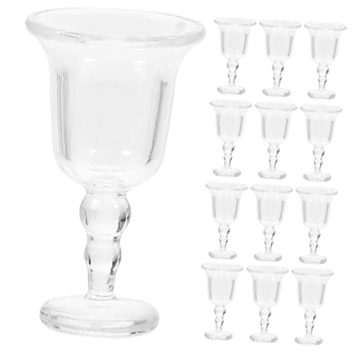 Alasum 20 Stücke Miniatur Leere Wein Tassen Miniatur Gläser Für Puppen Puppe Becher Abs Material Dekorative von Alasum