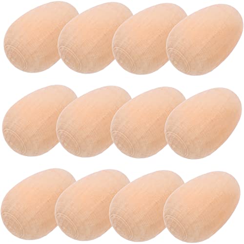 Alasum 20st Simulierte Eier Aus Holz Ostern Themenkorb Ei Ostern Ostereier Gesprenkelt Gefüllte Eierbehälter Mit Deckel Ei Basteln Künstliche Eier Ostereierspiele Feste Ostereier Hölzern von Alasum