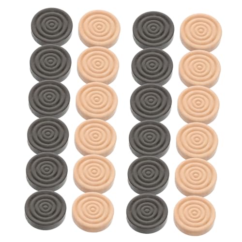 Alasum 24 Pcs Holz Runde Gewinde Schachstücke Holz Backgammon Stück -Checkers Schachstücke Brettspielzubehör Brettspiel Supply Alasum 24 Pcs Holz Runde Gewinde Schachstücke Holz Backgammon Stück -Checkers Schachstücke Brettspielzubehör Brettspiel Supply von Alasum