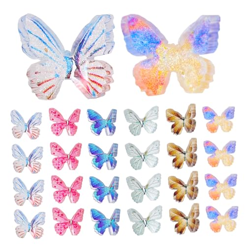 Alasum Harz Schmetterlinge Miniatur Schmetterling Figuren Garten Decoer Mini Schmetterlinge Set Alasum Harz Schmetterlinge Miniatur Schmetterling Figuren Garten Decoer Mini Schmetterlinge Set von Alasum