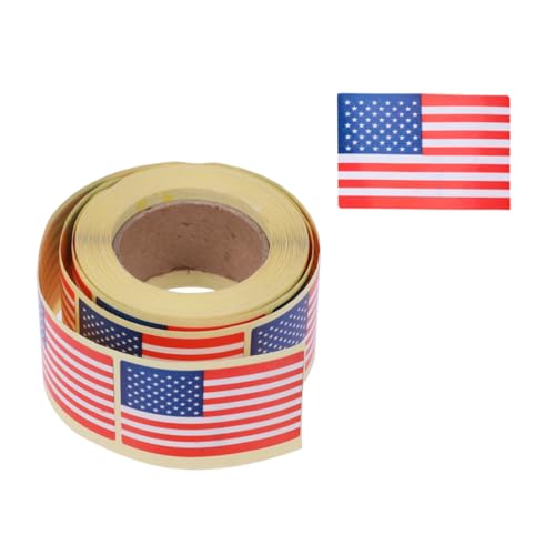 Alasum 250 Blätter Patriotische Amerikanische Flaggenaufkleber Für Kinder & Jugend Alasum 250 Blätter Patriotische Amerikanische Flaggenaufkleber Für Kinder & Jugend von Alasum