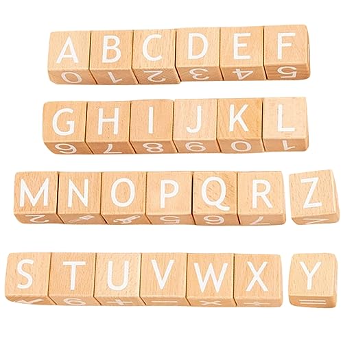 Alasum 26st Alphabetblöcke Haushaltsspielzeug Interessantes Lernspielzeug Buchstaben Zahlen Lernspielzeug Für Mit Nummerierten Blöcken Für Hölzern Khaki Alasum 26st Alphabetblöcke Haushaltsspielzeug Interessantes Lernspielzeug Buchstaben Zahlen Lernspielzeug Für Mit Nummerierten Blöcken Für Hölzern Khaki von Alasum