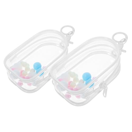 Alasum 2 Stücke PVC Puppe Display Fall Reißverschluss Hohe Transparenz Lagerung Tasche für Puppe Sammler von Alasum