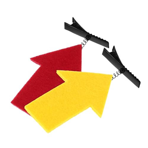Alasum 2Pcs Foto Requisiten Haare Barrettes Clips Für Haare Halloween Kostüme Kopfbänder Kleidungsdekoration Stirnband Outfits Barrettes Haaropper Photostick Bobby Pins Für Frauen Filz von Alasum
