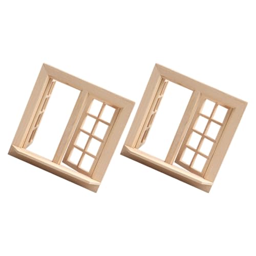 Alasum 2Pcs Mini Tür Und Fenstermodell Dollhouse Gebäude Supplies Dollhouse Window Toy House Miniatur Miniaturfenster Rahmen Modell Dollhouse Holzfenster Puppenhaus Teile Khaki Alasum 2Pcs Mini Tür Und Fenstermodell Dollhouse Gebäude Supplies Dollhouse Window Toy House Miniatur Miniaturfenster Rahmen Modell Dollhouse Holzfenster Puppenhaus Teile Khaki von Alasum