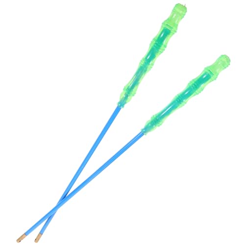 Alasum 2St Diabolo-Stange Fischband Jonglierbälle Jonglieren Fischstäbchen elektrisch Fischdraht Diabolo-Stöcke chinesische Diabolostäbe Diabolo-Zubehör Traditioneller Diabolo-Stick GFK von Alasum