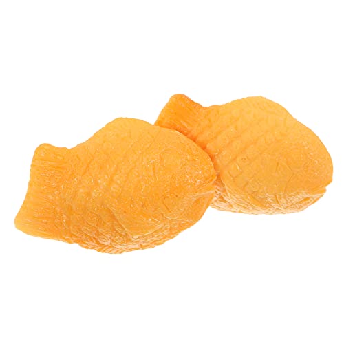 Alasum 2St Gefälschter Taiyaki kinderspielzeug für Children Toys spielzeuge hühner gefälschter Fisch künstliches Japanisches Essen Harz Orange Alasum 2St Gefälschter Taiyaki kinderspielzeug für Children Toys spielzeuge hühner gefälschter Fisch künstliches Japanisches Essen Harz Orange von Alasum