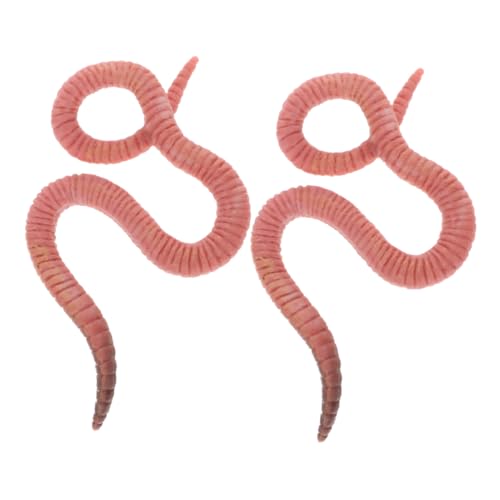 Alasum 2St Insektenmodell Figur gefälschte Würmer Erkennungsmodell Wurm Tiere Outdoor Tiermodell aus Kunststoff Realistisches Simulationstier Plastik Rosa Alasum 2St Insektenmodell Figur gefälschte Würmer Erkennungsmodell Wurm Tiere Outdoor Tiermodell aus Kunststoff Realistisches Simulationstier Plastik Rosa von Alasum