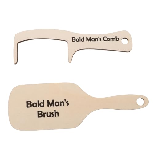Alasum 2St Kahler Kamm partyzubehör Haarkamm komische Humorvolles Geschenkidee Kopfhautmassagegerät Friseurkamm feiner Zahnkamm Männer riesiger Kamm hölzern Beige Alasum 2St Kahler Kamm partyzubehör Haarkamm komische Humorvolles Geschenkidee Kopfhautmassagegerät Friseurkamm feiner Zahnkamm Männer riesiger Kamm hölzern Beige von Alasum