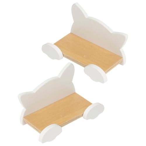 Alasum 2 Stücke 1:12 Puppenhaus Miniatur Regale Weiße Katze Holz Lagerung Rack Dekorative Mini Regal Spielzeug Alasum 2 Stücke 1:12 Puppenhaus Miniatur Regale Weiße Katze Holz Lagerung Rack Dekorative Mini Regal Spielzeug von Alasum