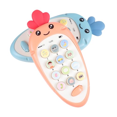 Alasum 2St Musik-Telefon- interaktives Handy Rollenspiel Babyphone Musikalisches Telefon für zahnendes Telefonspielzeug Abs Alasum 2St Musik-Telefon- interaktives Handy Rollenspiel Babyphone Musikalisches Telefon für zahnendes Telefonspielzeug Abs von Alasum